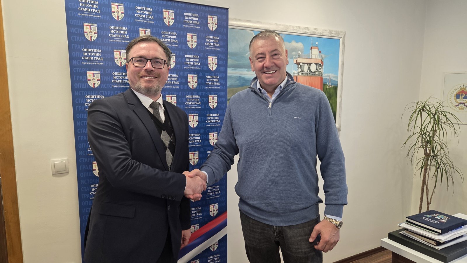 Њ.Е. ДАМИЈАН СЕДАР У ПОСЈЕТИ ОПШТИНИ ИСТОЧНИ СТАРИ ГРАД