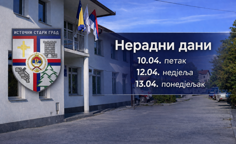 НЕРАДНИ ДАНИ ПОВОДОМ ВАСКРСА