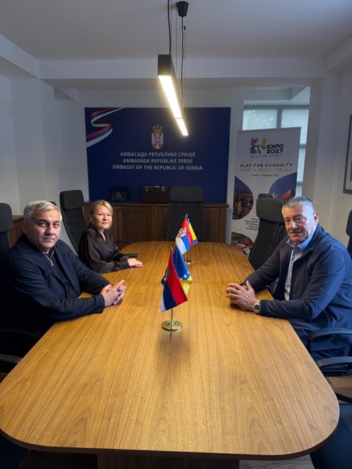 НАЧЕЛНИК ГАШАНОВИЋ И АМБАСАДОР ТОДОРОВ ОДРЖАЛИ САСТАНАК